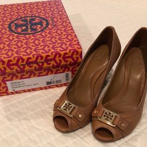 Tory Burch open toe wedges